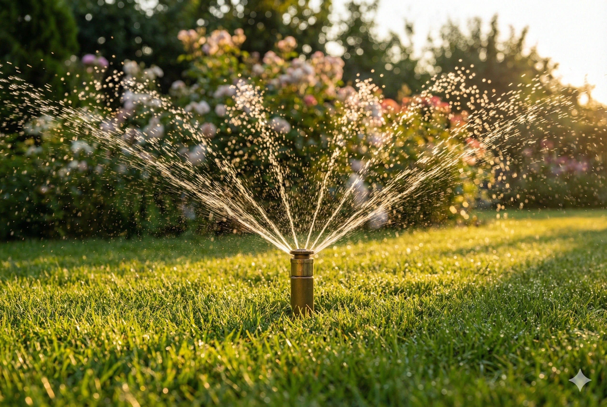 Bodrum bahçe sulama, otomatik sulama sistemi, damlama sulama Bodrum, peyzaj sulama projesi